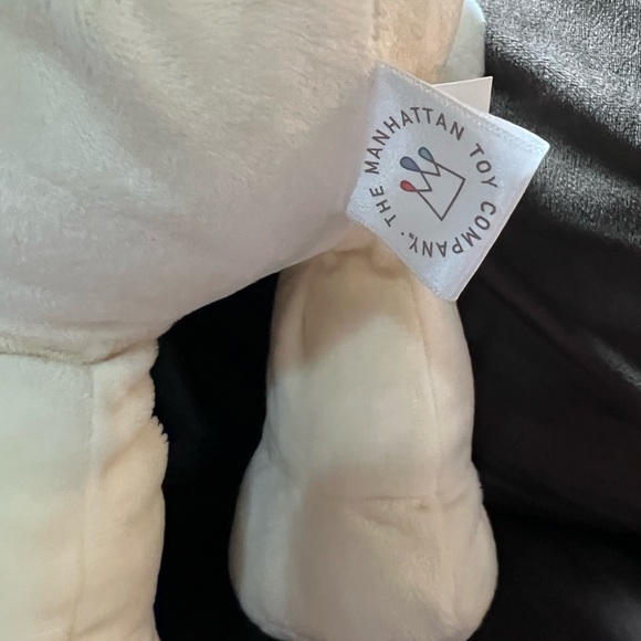 Manhattan Toy company large stuffed bunny rabbit. With ribbon 🎀 - Picture 3 of 4